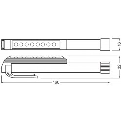 LEDinspect PENLIGHT 80 Luce LED per ispezione sottile professionale