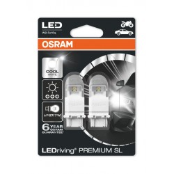 LEDriving® Premium P27/7W COOL WHITE 6000K 12V BLISTER DOPPIO