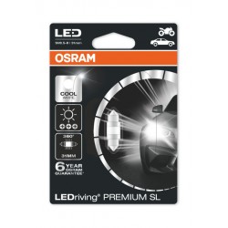 LEDriving® Premium siluro 31mm COOL WHITE 6000K 12V BLI1