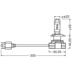 H4 LED - LAMPADE OSRAM LEDriving® 9726CW